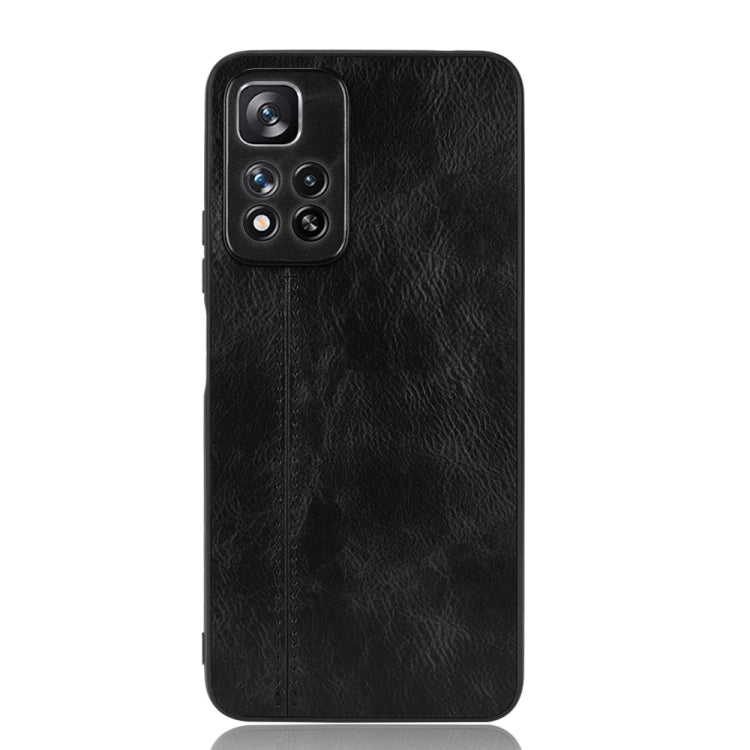 For Xiaomi Redmi Note 11 Pro Sewing Cow Pattern Skin Phone Case