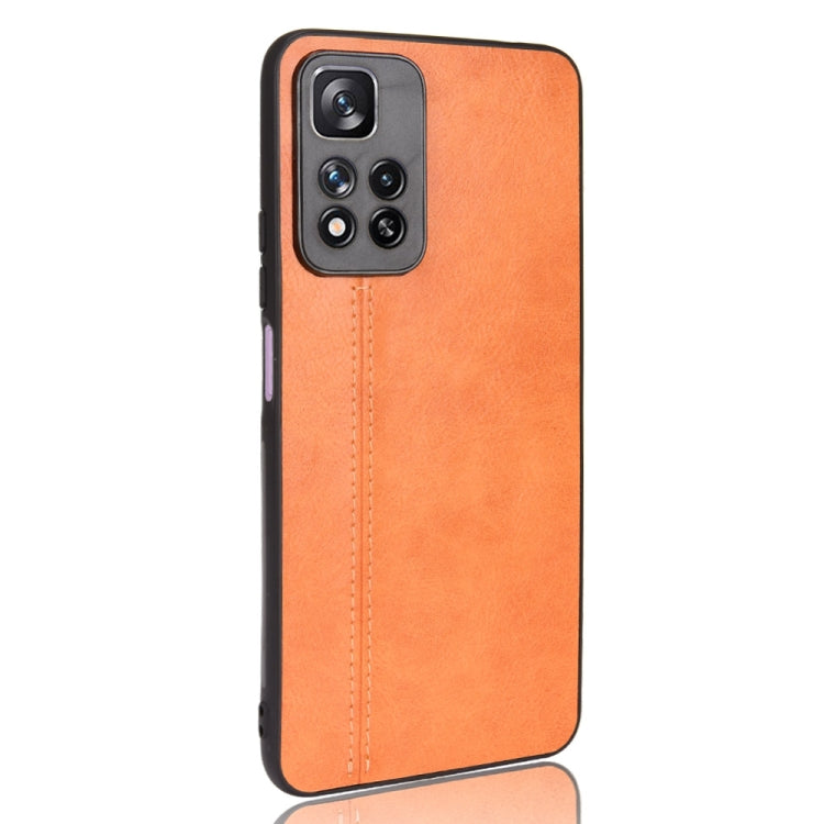 For Xiaomi Redmi Note 11 Pro Sewing Cow Pattern Skin Phone Case