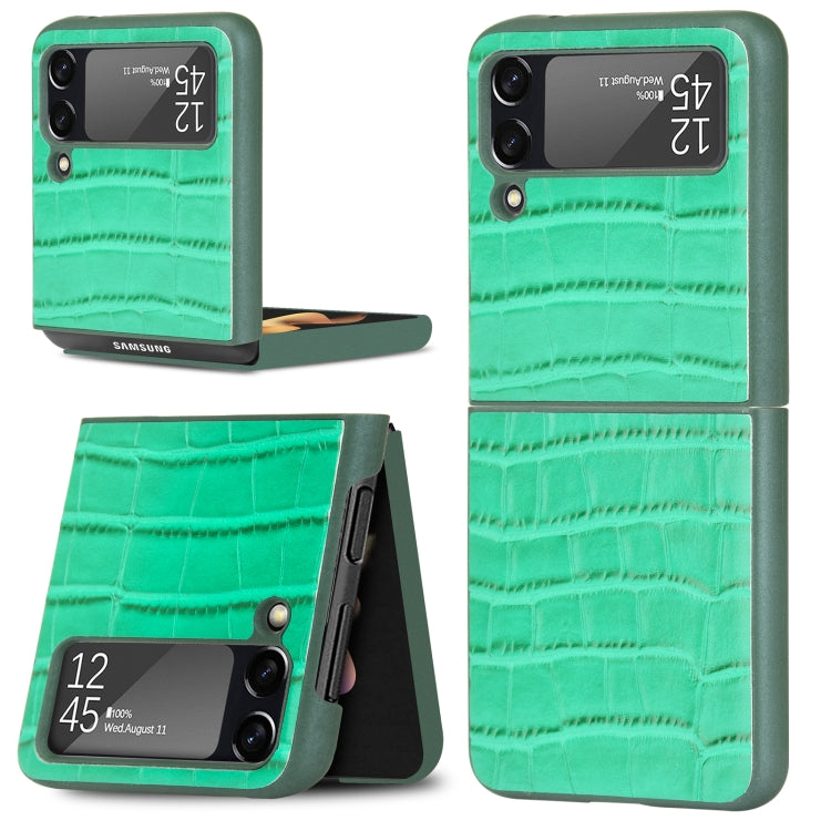 For Samsung Galaxy Z Flip3 5G Bamboo Texture Phone Case