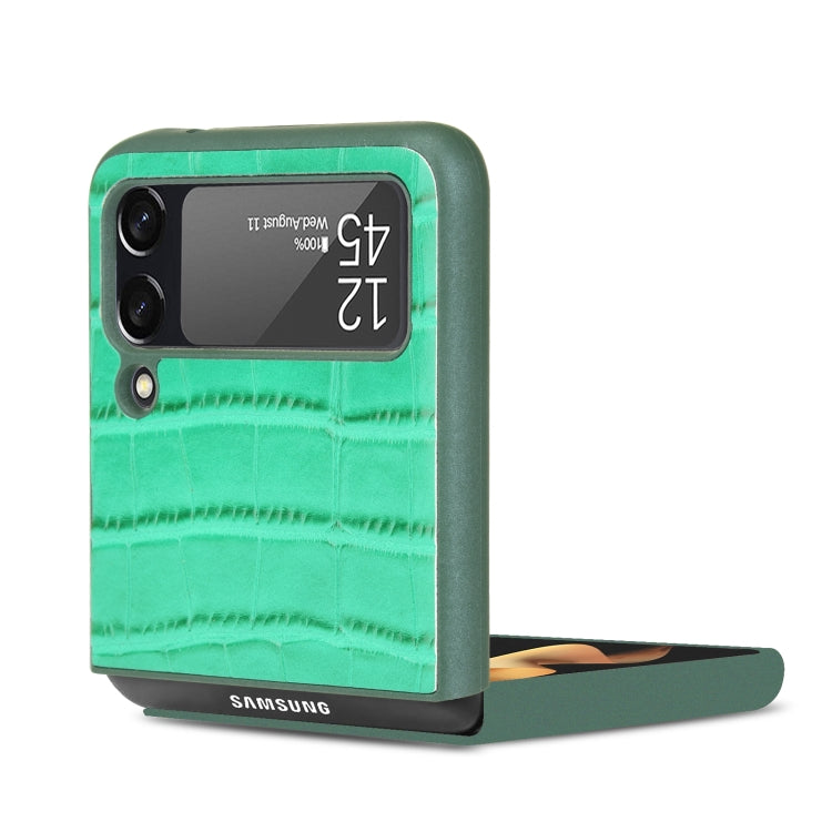 For Samsung Galaxy Z Flip3 5G Bamboo Texture Phone Case
