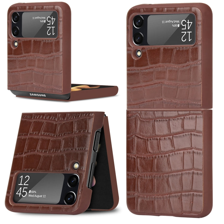 For Samsung Galaxy Z Flip3 5G Bamboo Texture Phone Case
