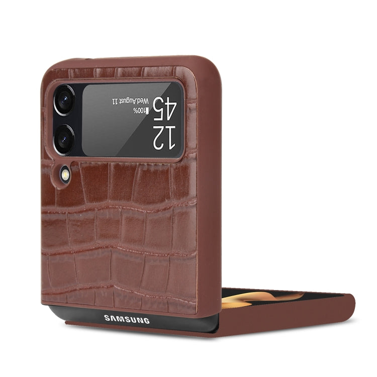 For Samsung Galaxy Z Flip3 5G Bamboo Texture Phone Case