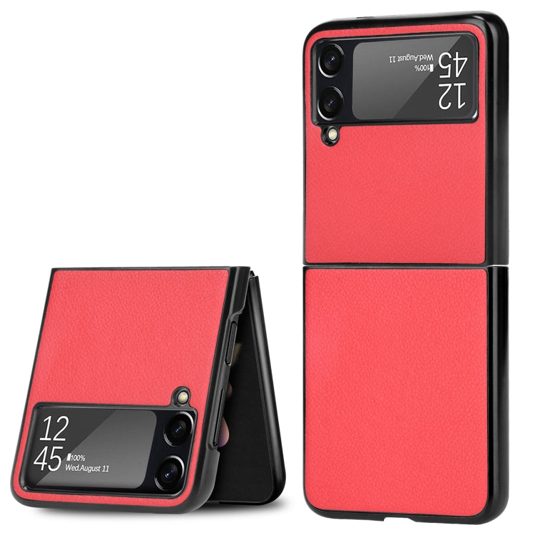 For Samsung Galaxy Z Flip3 5G Litchi Texture Phone Case