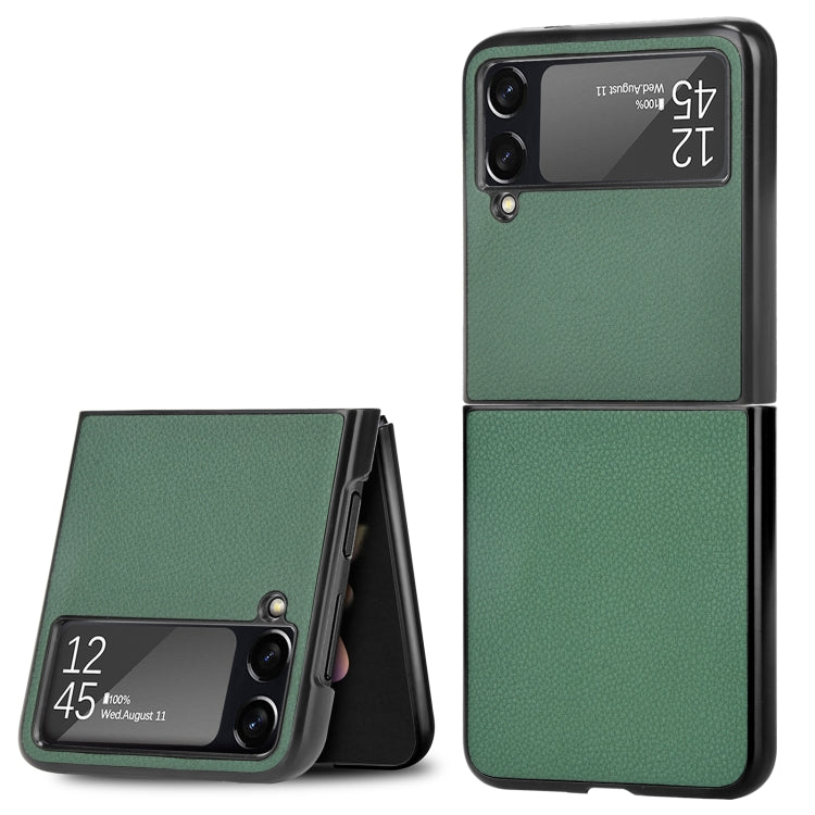 For Samsung Galaxy Z Flip3 5G Litchi Texture Phone Case