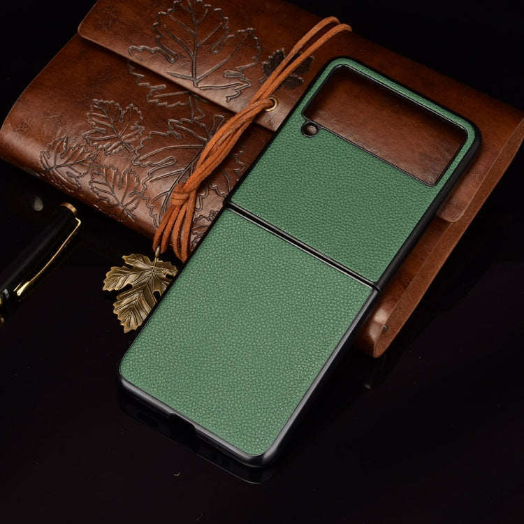 For Samsung Galaxy Z Flip3 5G Litchi Texture Phone Case