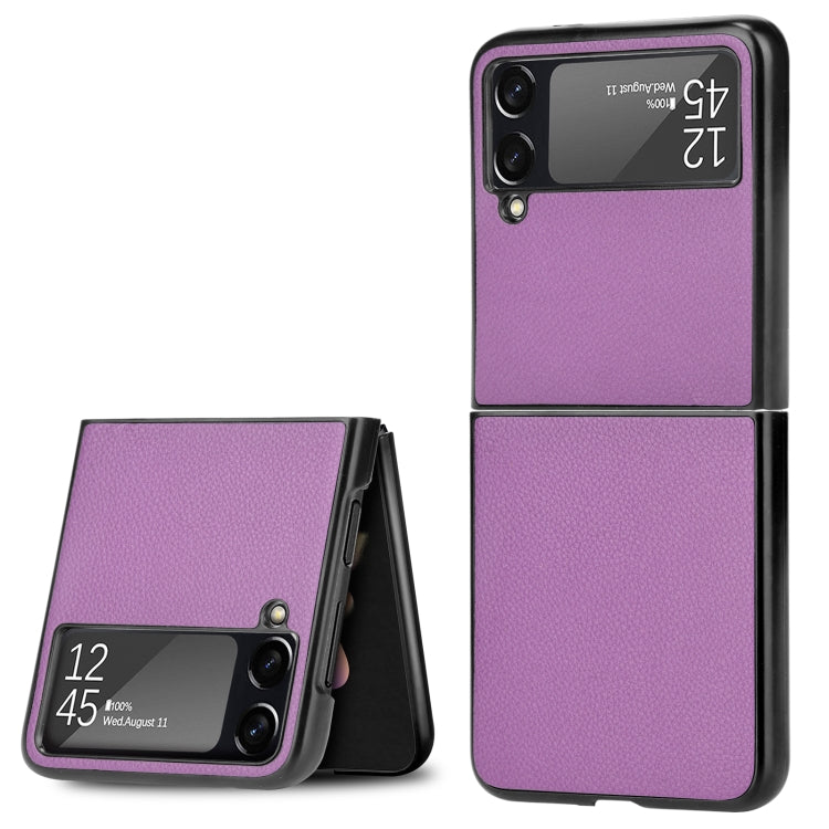 For Samsung Galaxy Z Flip3 5G Litchi Texture Phone Case