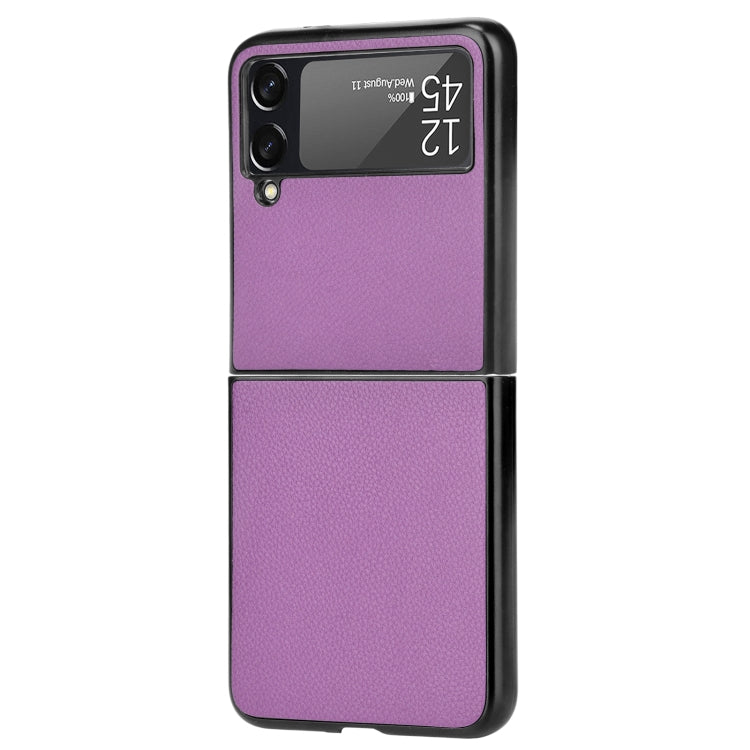 For Samsung Galaxy Z Flip3 5G Litchi Texture Phone Case