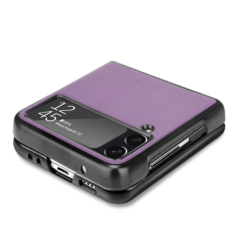 For Samsung Galaxy Z Flip3 5G Litchi Texture Phone Case