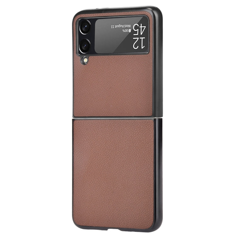 For Samsung Galaxy Z Flip3 5G Litchi Texture Phone Case