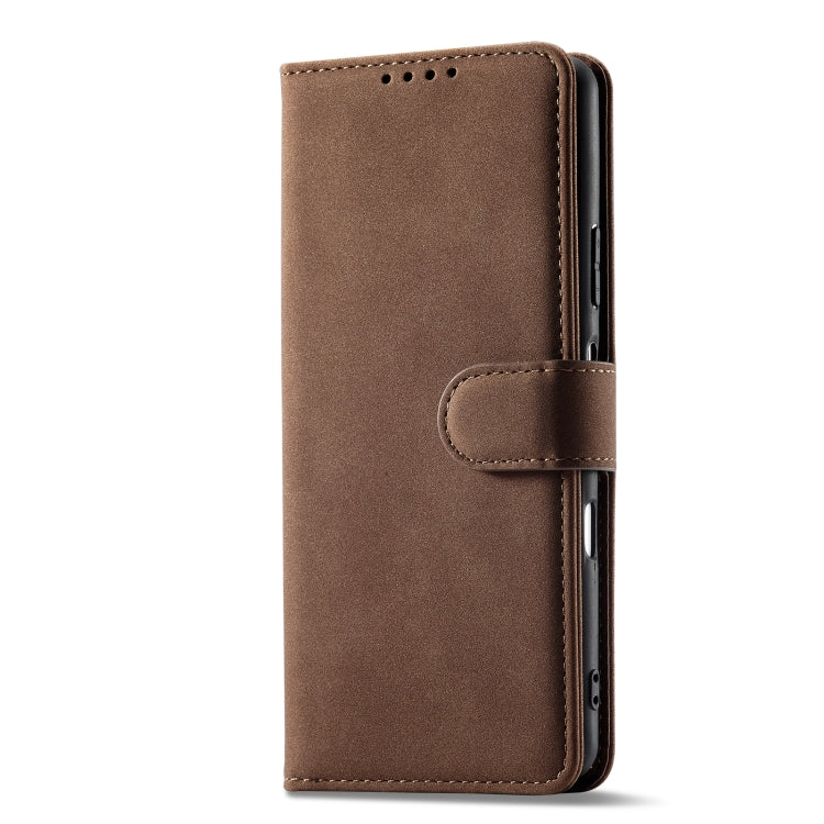 For Sony Xperia 1 III Frosted Anti-theft Brush Horizontal Flip Leather Phone Case