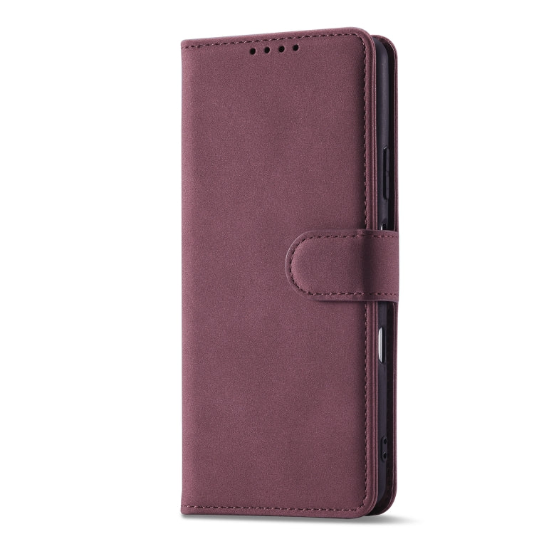 For Sony Xperia 1 III Frosted Anti-theft Brush Horizontal Flip Leather Phone Case