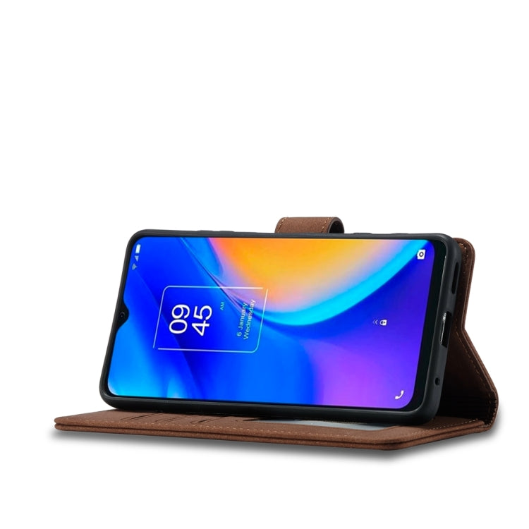 For Sony Xperia Ace II Frosted Anti-theft Brush Horizontal Flip Leather Phone Case