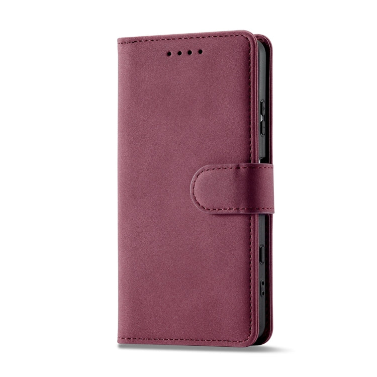 For Sony Xperia Ace II Frosted Anti-theft Brush Horizontal Flip Leather Phone Case