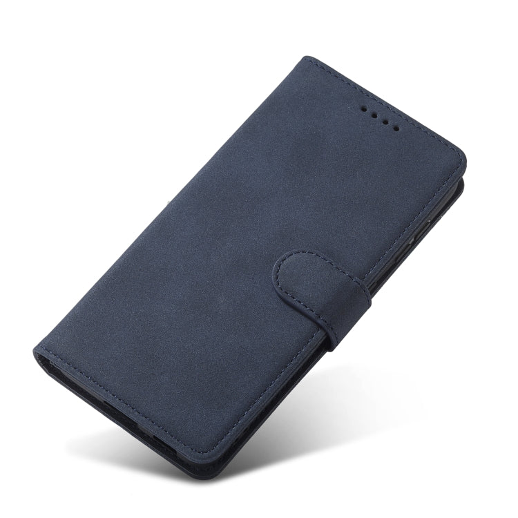 For Sharp Aquos Sense 4 Frosted Anti-theft Brush Horizontal Flip Leather Phone Case