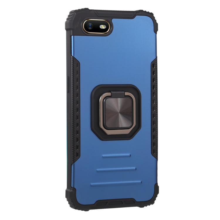 For OPPO A1k Aluminum Alloy + TPU Phone Case with Lanyard