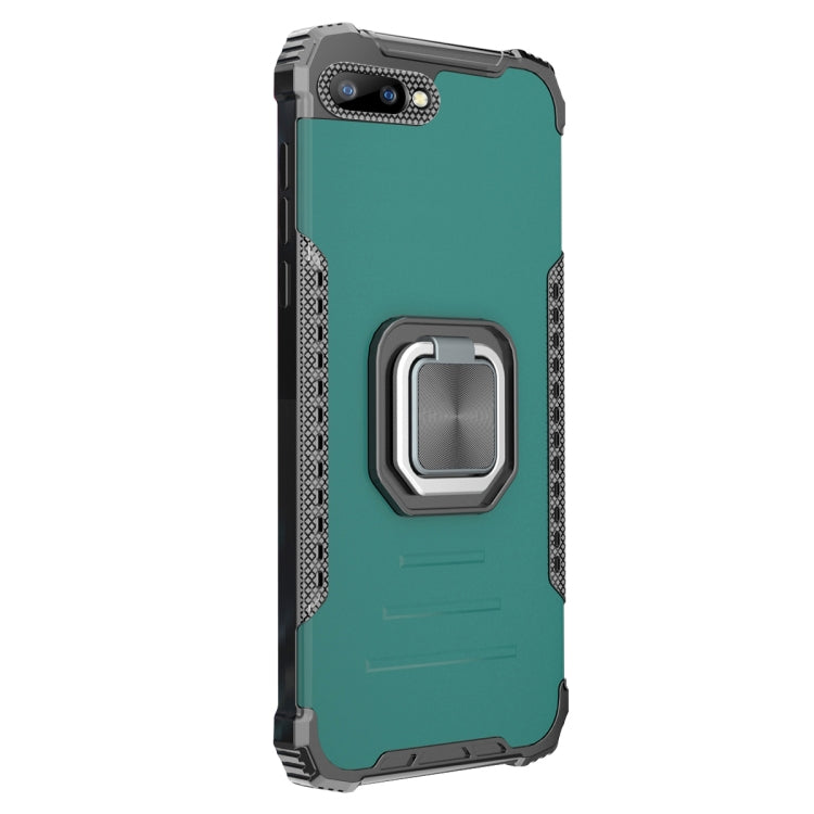 For OPPO A3s / C1 / A5 / A12e Aluminum Alloy + TPU Phone Case with Lanyard