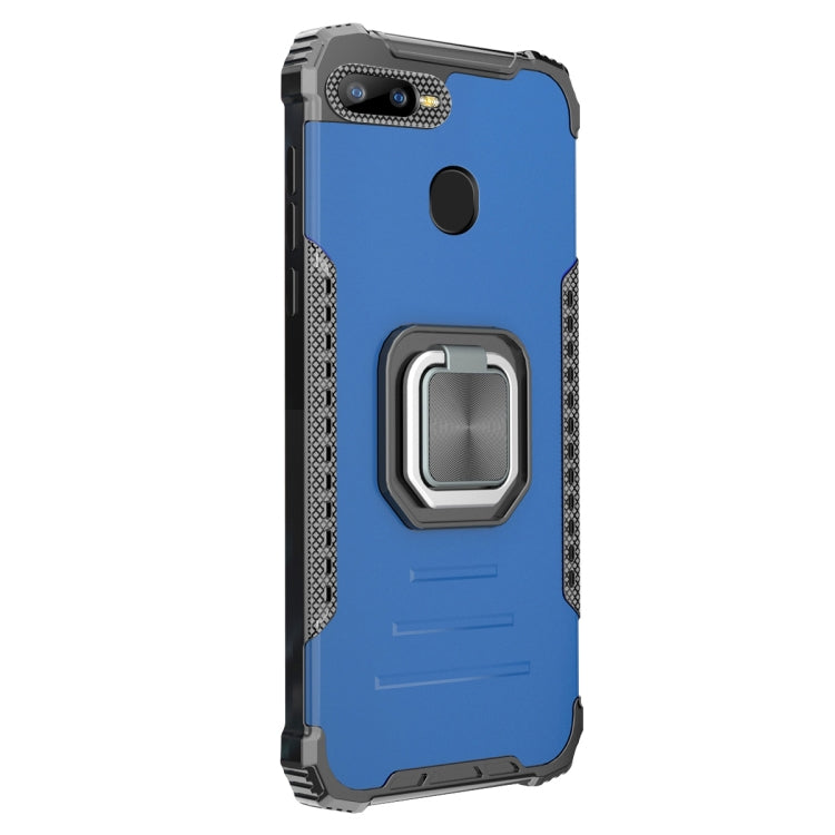 For OPPO A7 / A5S / A12 / A11K / F9 Aluminum Alloy + TPU Phone Case with Lanyard