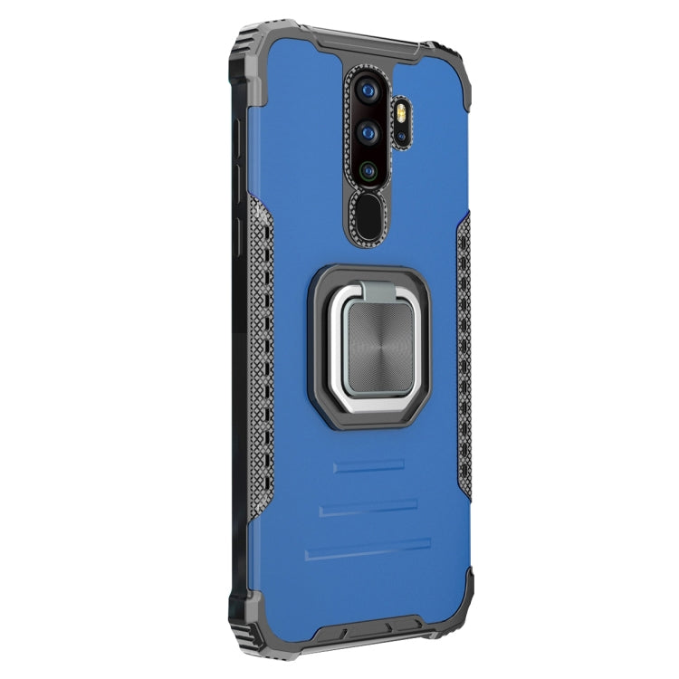 For OPPO A9 2020 / A5 2020 Aluminum Alloy + TPU Phone Case with Lanyard