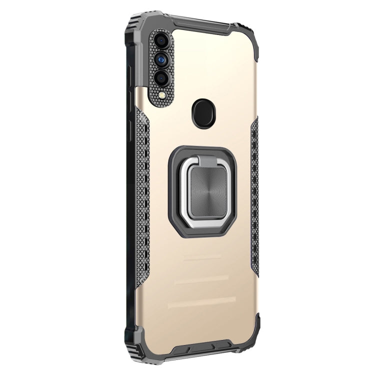 For OPPO A31 / A8 Aluminum Alloy + TPU Phone Case with Lanyard