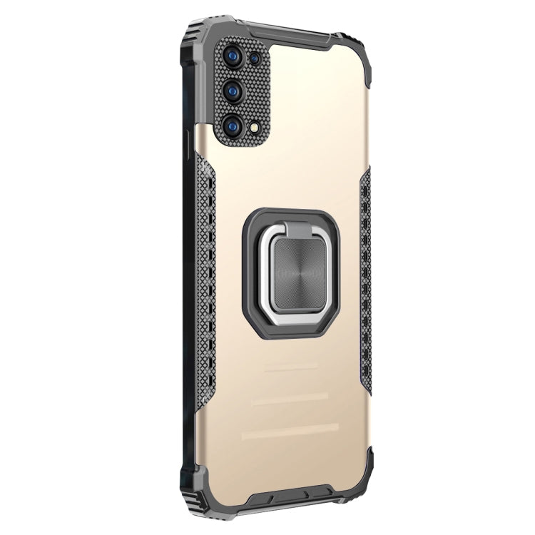 For OPPO Realme 7 Pro Aluminum Alloy + TPU Phone Case with Lanyard