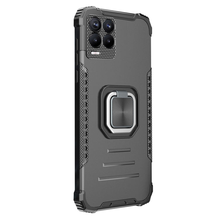 For OPPO Realme 8 Pro Aluminum Alloy + TPU Phone Case with Lanyard