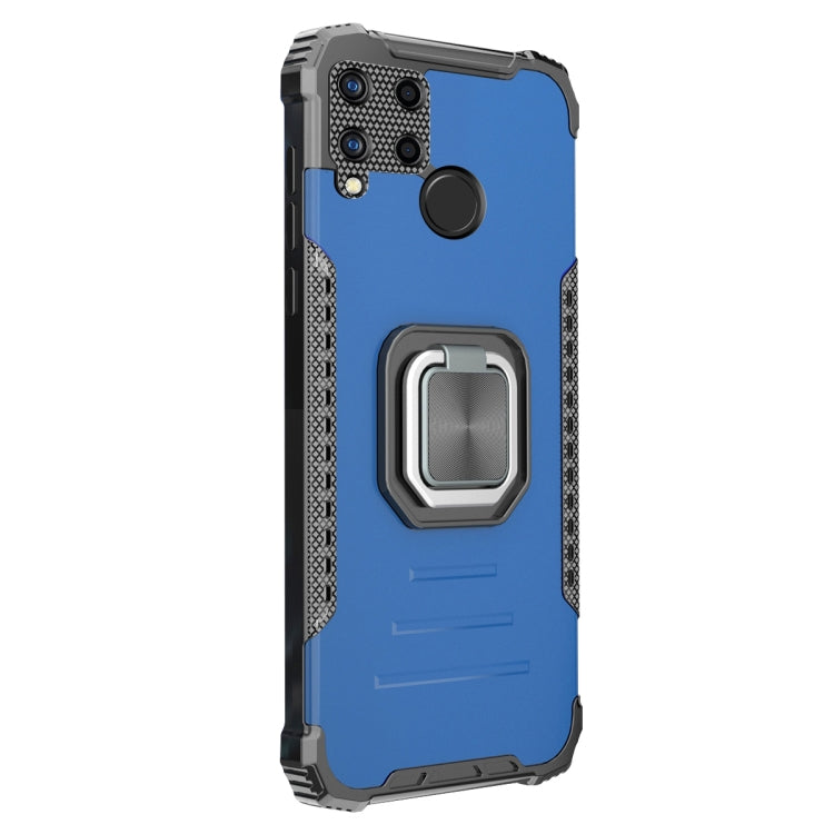 For OPPO Realme C15 / C12 / C25 Aluminum Alloy + TPU Phone Case with Lanyard