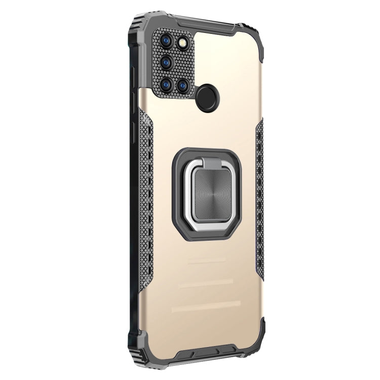 For OPPO Realme C17 / Realme 7i Aluminum Alloy + TPU Phone Case with Lanyard