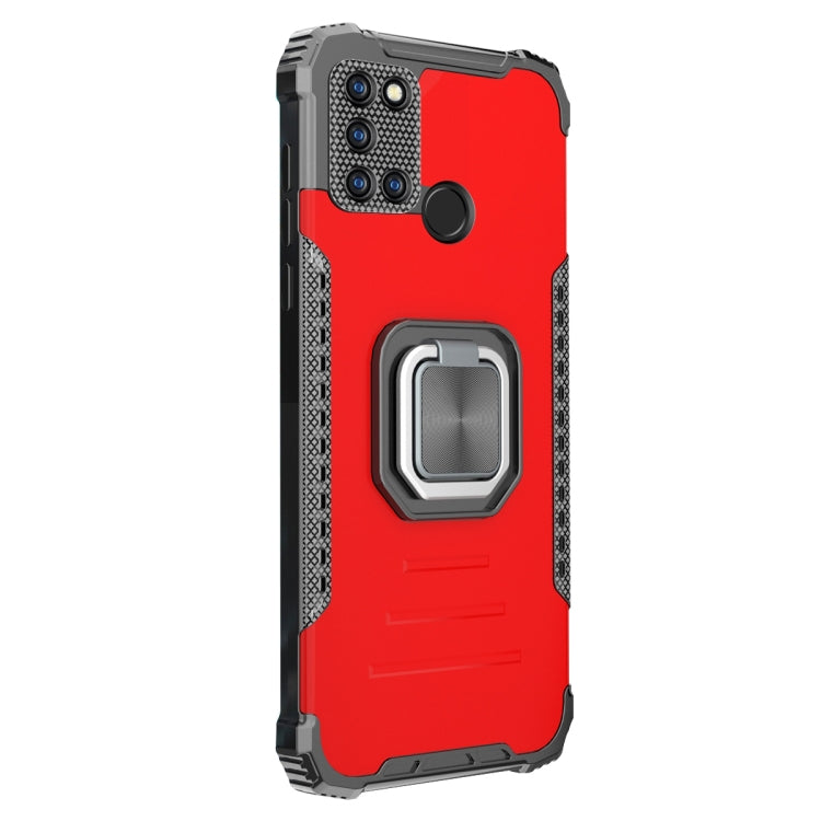 For OPPO Realme C17 / Realme 7i Aluminum Alloy + TPU Phone Case with Lanyard