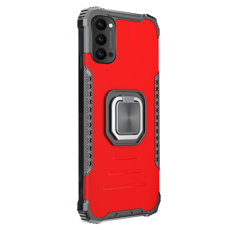 For OPPO Reno4 5G / 4G Aluminum Alloy + TPU Phone Case with Lanyard