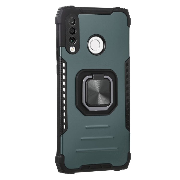 For Huawei P30 Lite / nova 4e Aluminum Alloy + TPU Phone Case with Lanyard