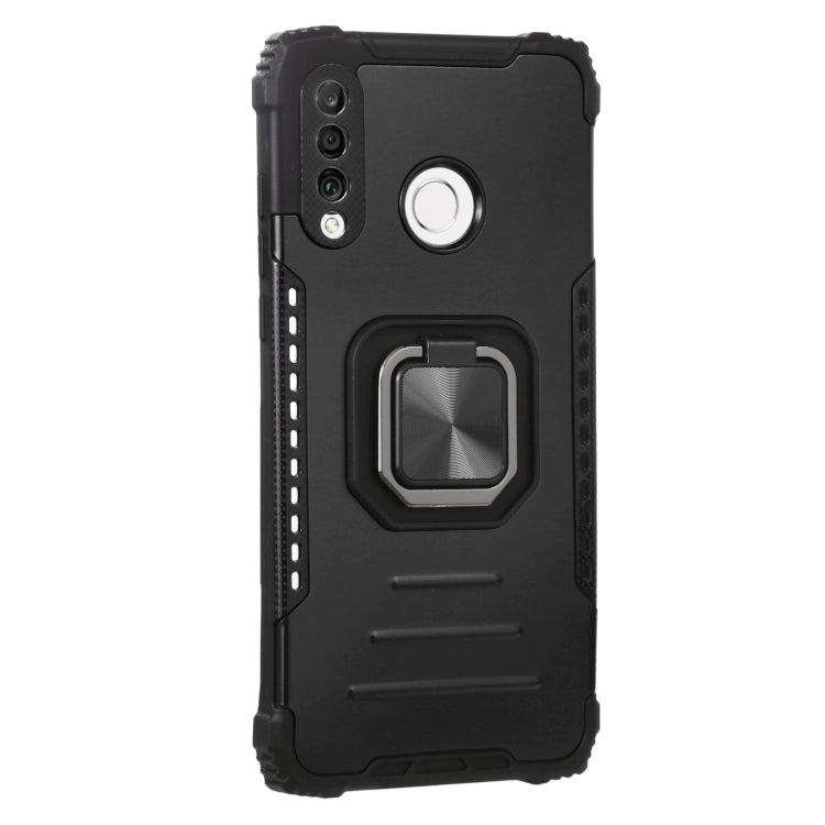 For Huawei P30 Lite / nova 4e Aluminum Alloy + TPU Phone Case with Lanyard