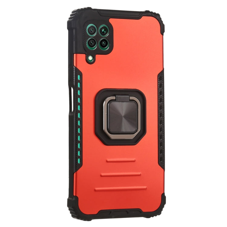 For Huawei P40 Lite / nova 6 SE / nova 7i Aluminum Alloy + TPU Phone Case with Lanyard