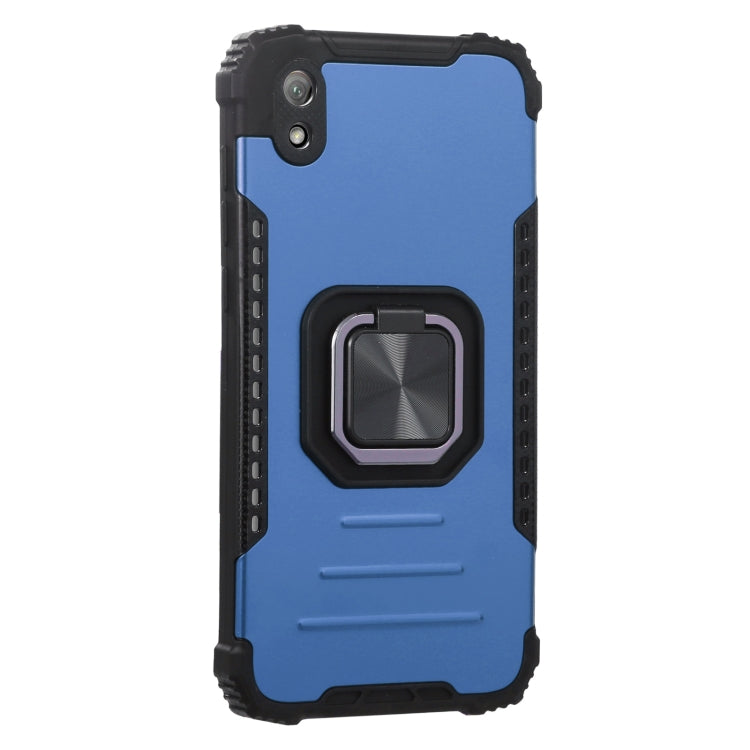 For Huawei Y5 2019 Aluminum Alloy + TPU Phone Case with Lanyard