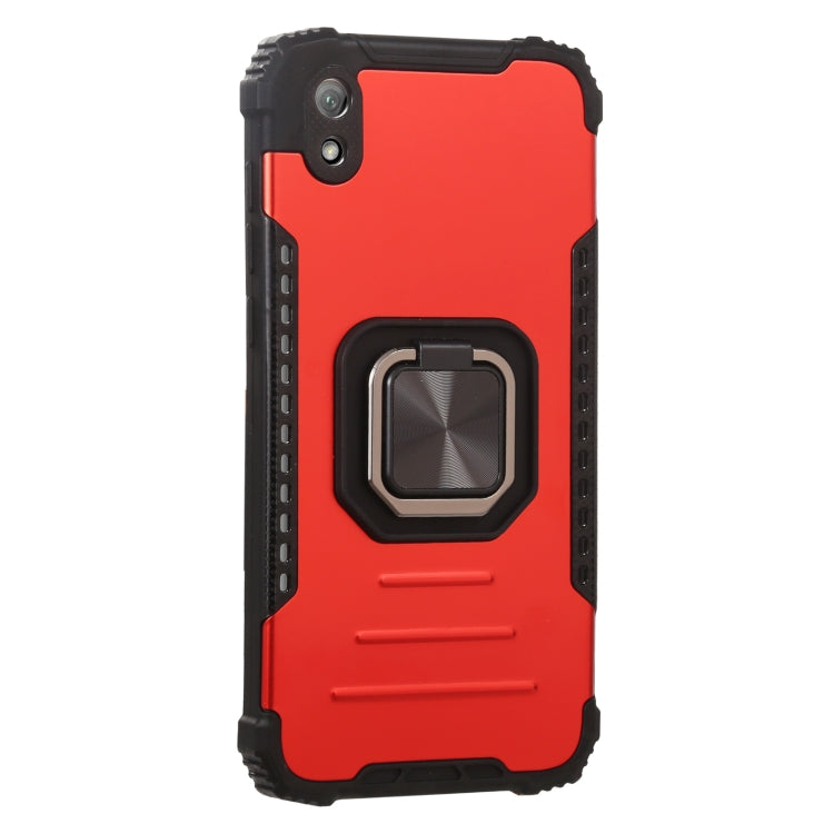 For Huawei Y5 2019 Aluminum Alloy + TPU Phone Case with Lanyard