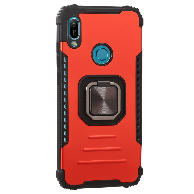 For Huawei Y6 2019 / Y6 Pro 2019 / Y6s Aluminum Alloy + TPU Phone Case with Lanyard
