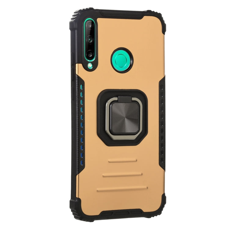For Huawei Y7p / P40 Lite E Aluminum Alloy + TPU Phone Case with Lanyard