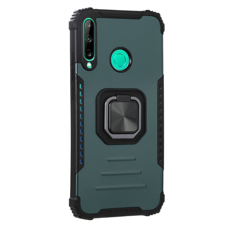 For Huawei Y7p / P40 Lite E Aluminum Alloy + TPU Phone Case with Lanyard