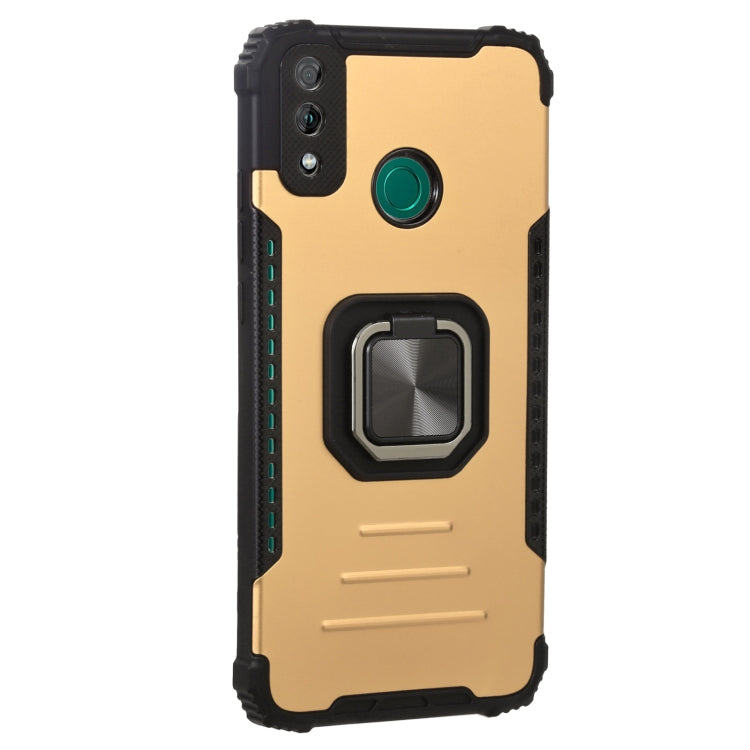 For Huawei Y8s Aluminum Alloy + TPU Phone Case with Lanyard