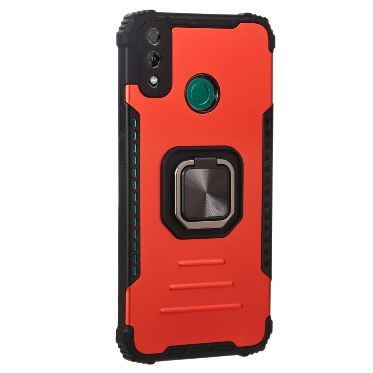 For Huawei Y8s Aluminum Alloy + TPU Phone Case with Lanyard