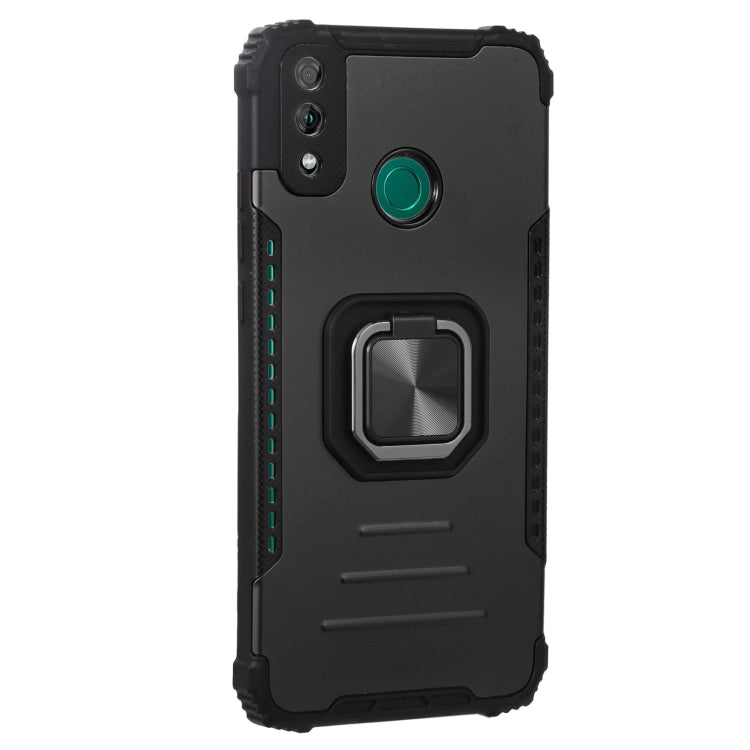 For Huawei Y8s Aluminum Alloy + TPU Phone Case with Lanyard