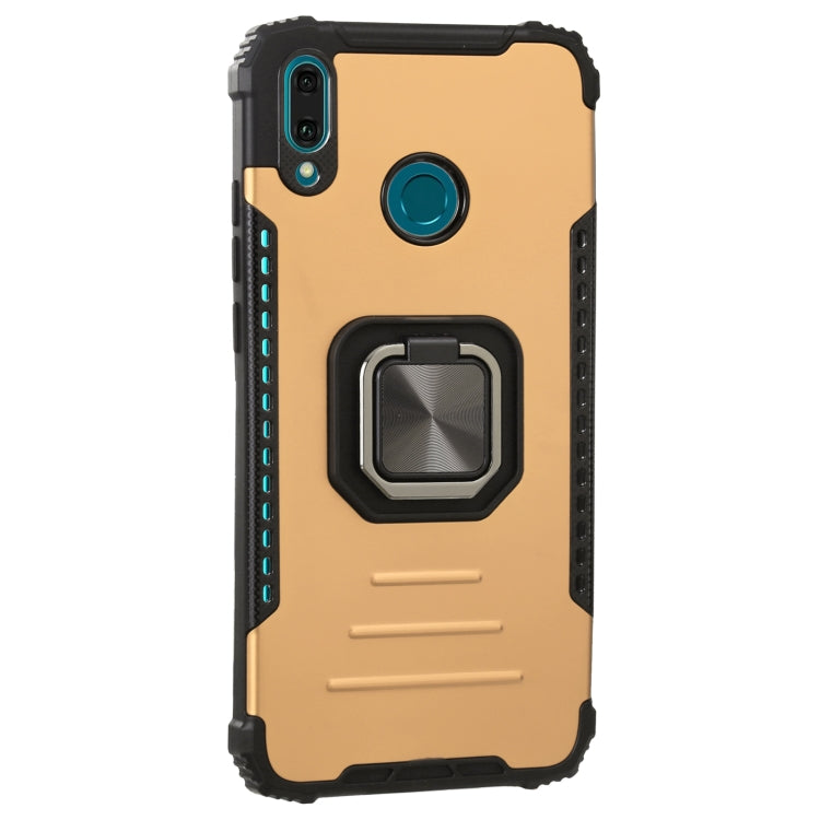 For Huawei Y9 2019 / Enjoy 9 Plus / Enjoy 20e Aluminum Alloy + TPU Phone Case with Lanyard