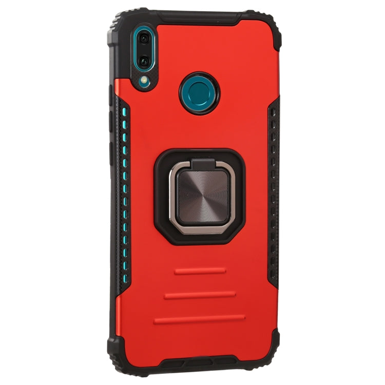 For Huawei Y9 2019 / Enjoy 9 Plus / Enjoy 20e Aluminum Alloy + TPU Phone Case with Lanyard
