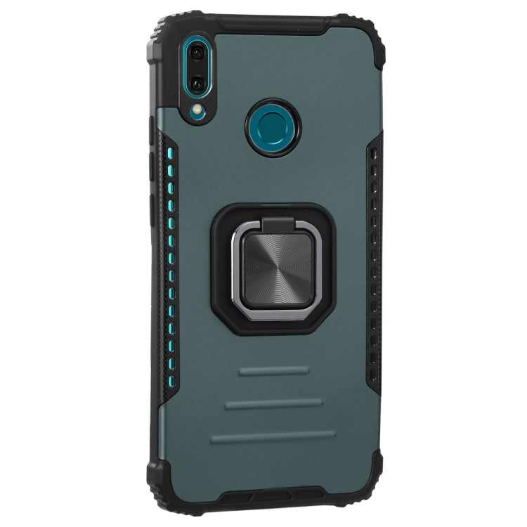 For Huawei Y9 2019 / Enjoy 9 Plus / Enjoy 20e Aluminum Alloy + TPU Phone Case with Lanyard