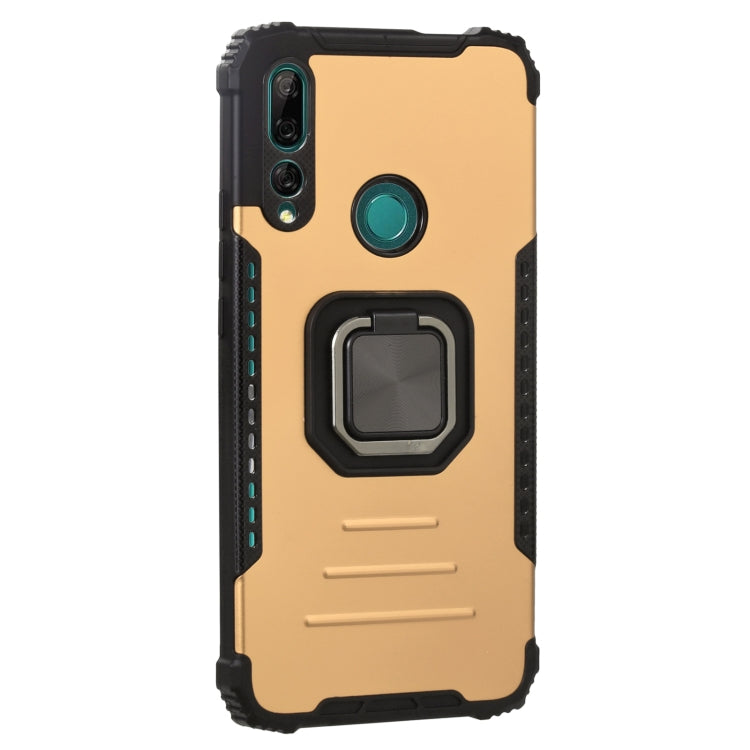 For Huawei Y9 Prime 2019 / Enjoy 10 Plus Aluminum Alloy + TPU Phone Case with Lanyard
