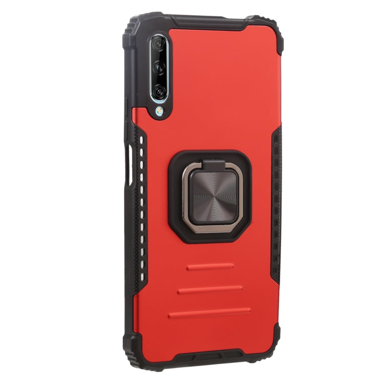 For Huawei Y9s Aluminum Alloy + TPU Phone Case with Lanyard