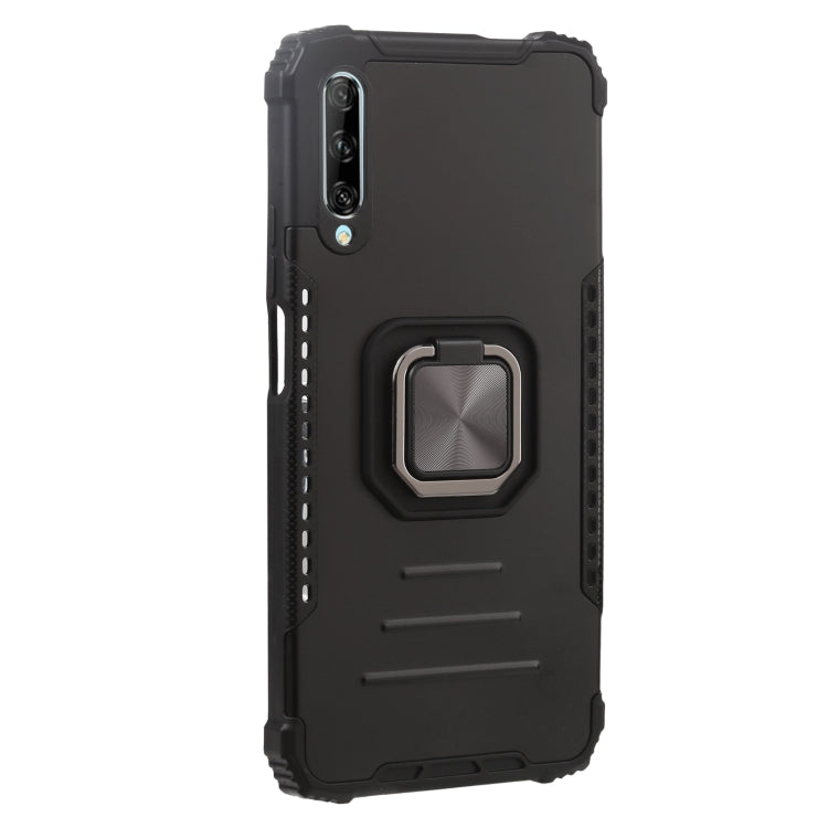 For Huawei Y9s Aluminum Alloy + TPU Phone Case with Lanyard