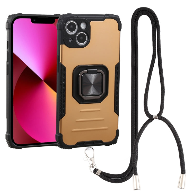 For iPhone 13 Lanyard Aluminum TPU Case