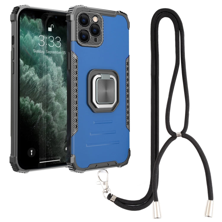 For iPhone 11 Pro Lanyard Aluminum TPU Case