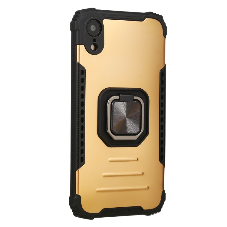 For iPhone XR Lanyard Aluminum TPU Case