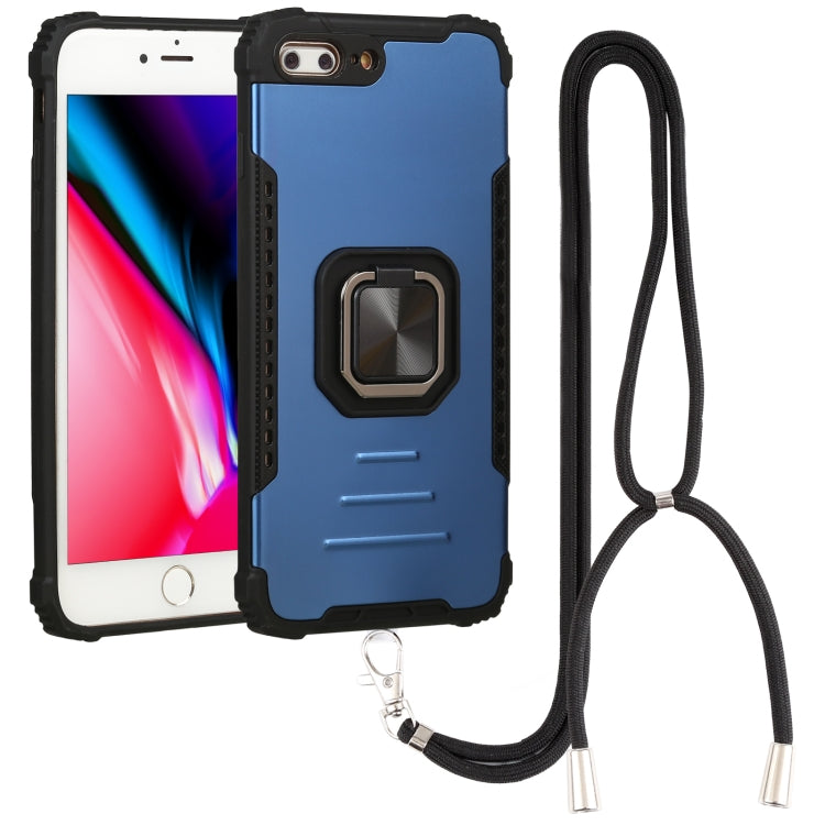 Lanyard Aluminum TPU Case For iPhone 7 Plus / 8 Plus